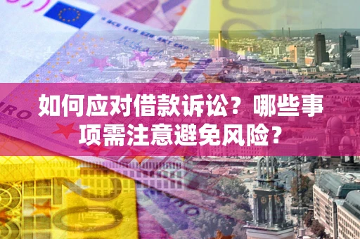 武汉如何应对借款诉讼？哪些事项需注意避免风险？