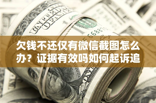 武汉欠钱不还仅有微信截图怎么办？证据有效吗如何起诉追回欠款？