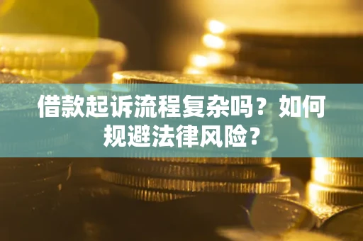 武汉借款起诉流程复杂吗？如何规避法律风险？