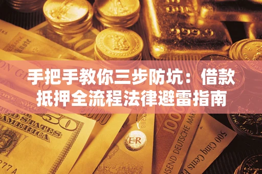 武汉手把手教你三步防坑：借款抵押全流程法律避雷指南