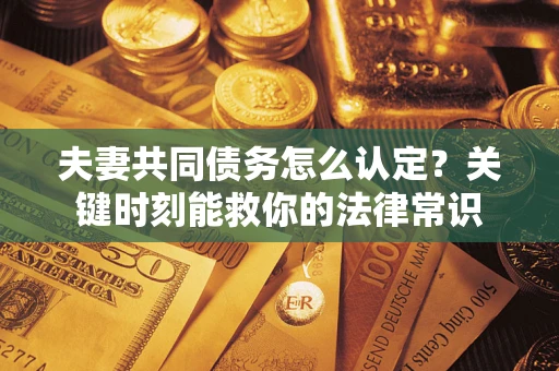 武汉夫妻共同债务怎么认定？关键时刻能救你的法律常识