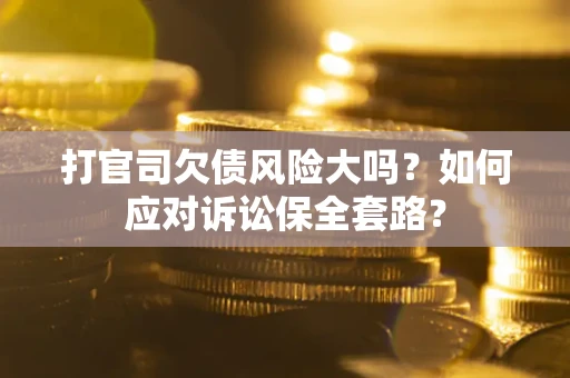 武汉打官司欠债风险大吗？如何应对诉讼保全套路？